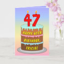 Search for 47th birthday cards 47 years old