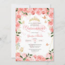 Search for purple rose gold birthday invitations Blush pink