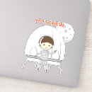 Search for adventure is out there stickers Out of this world