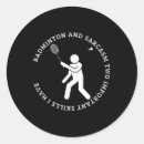 Search for badminton gear stickers Racket