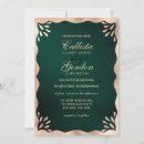 Search for metallic wedding invitations Modern