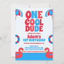 Search for one cool dude birthday invitations For kids