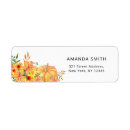 Search for fall return address labels Autumn