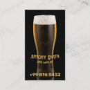 Search for beverage business cards Bartender
