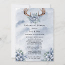 Search for deer rehearsal dinner invitations Watercolor