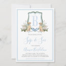 Search for southern baby shower invitations Sip and see