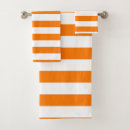 Search for orange stripes bath towels White