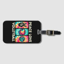 Search for volleyball luggage tags Girls