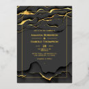 Search for black and gold foil wedding invitations Trendy