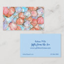 Search for scallop business cards Ocean