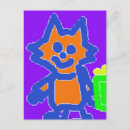 Search for fun game postcards Purple
