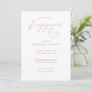 Search for white and gold engagement party invitations Modern