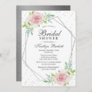 Search for silver bridal shower invitations Stylish