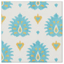 Search for turquoise and gold fabric Pattern