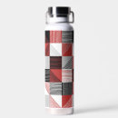 Search for black and white checkered water bottles Geometric