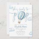 Search for ready to pop baby boy shower invitations Watercolor