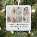 Search for birth announcement christmas tree decorations Modern