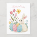 Search for bunny illustration cards Flowers