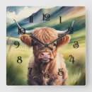 Search for highland cow clocks Cute