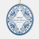 Search for chinoiserie christmas tree decorations Blue and white