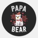 Search for funny polar bear stickers Santa claus