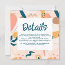Search for modern abstract wedding invitations Unique