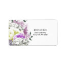 Search for flower bouquet return address labels Peonies