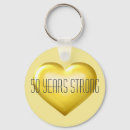 Search for gold 50th anniversary key rings 50 years