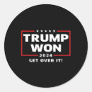 Search for get over it stickers President