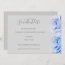 Search for lilac blue save the dates Couple