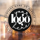 Search for professional business window decals Black and white