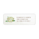 Search for ivory wedding return address labels Watercolor
