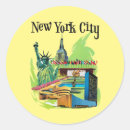 Search for vintage new york city stickers Statue of liberty