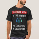 Search for electronic music tshirts Synth