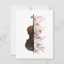 Search for violin flower cards Music