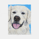 Search for golden retriever blankets Blue