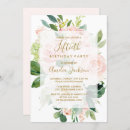 Search for rustic 50th birthday invitations Watercolor