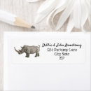 Search for rhino return address labels Safari