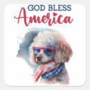 Search for patriotic dog stickers 4th of july