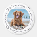 Search for pet memorial magnets In loving memory