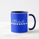Search for blue heart mugs Girly