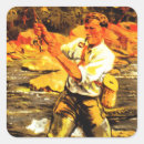 Search for vintage fishing stickers Nature