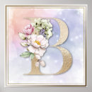Search for monogram b posters Elegant