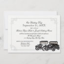 Search for vintage car wedding invitations Automobile