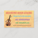 Search for stringed instruments business cards Viola