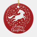 Search for fantasy christmas tree decorations Unicorn