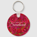 Search for red card key rings Valentine