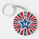 Search for red white blue key rings Stripes