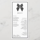 Search for ribbon wedding menus Trendy