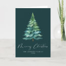 Search for watercolor tree christmas cards Simple